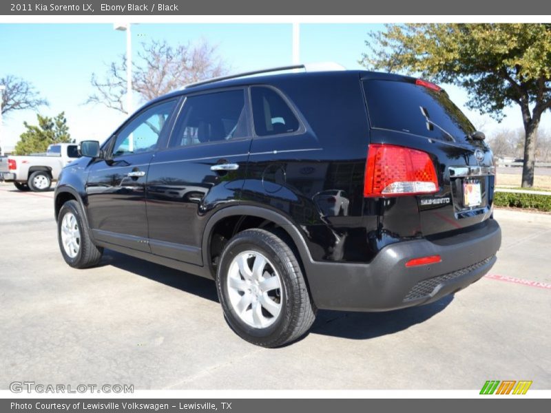 Ebony Black / Black 2011 Kia Sorento LX