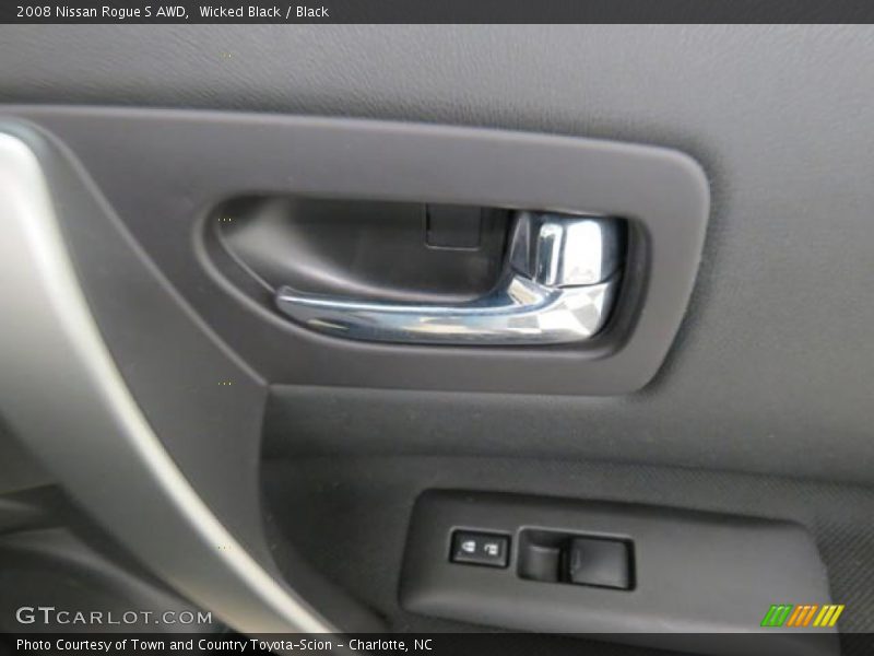 Wicked Black / Black 2008 Nissan Rogue S AWD