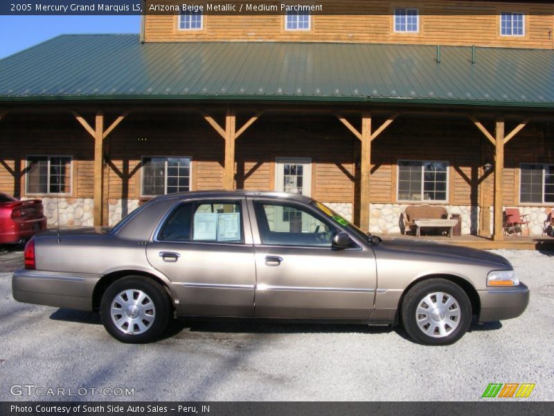 Arizona Beige Metallic / Medium Parchment 2005 Mercury Grand Marquis LS