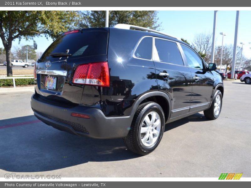 Ebony Black / Black 2011 Kia Sorento LX