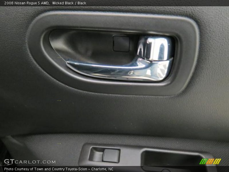 Wicked Black / Black 2008 Nissan Rogue S AWD