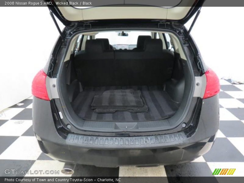 Wicked Black / Black 2008 Nissan Rogue S AWD