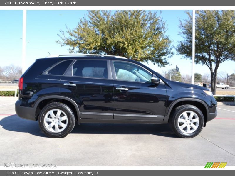 Ebony Black / Black 2011 Kia Sorento LX