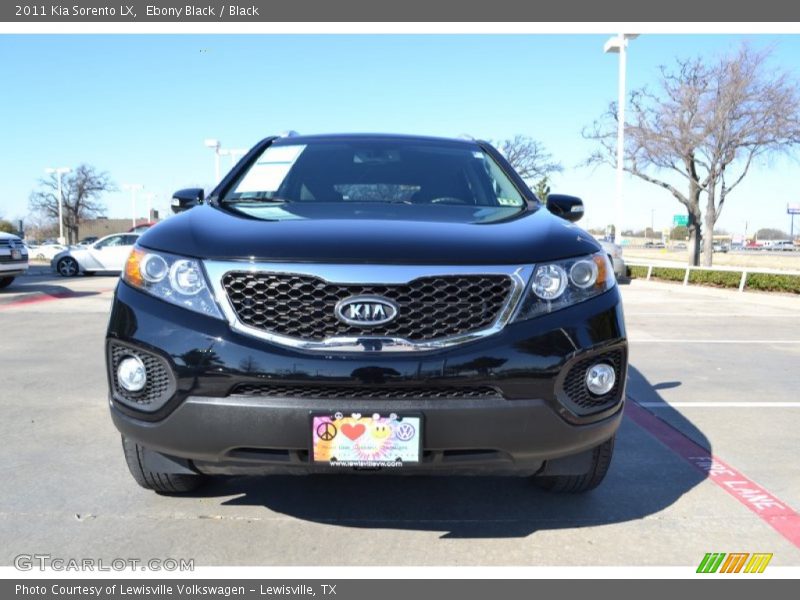 Ebony Black / Black 2011 Kia Sorento LX