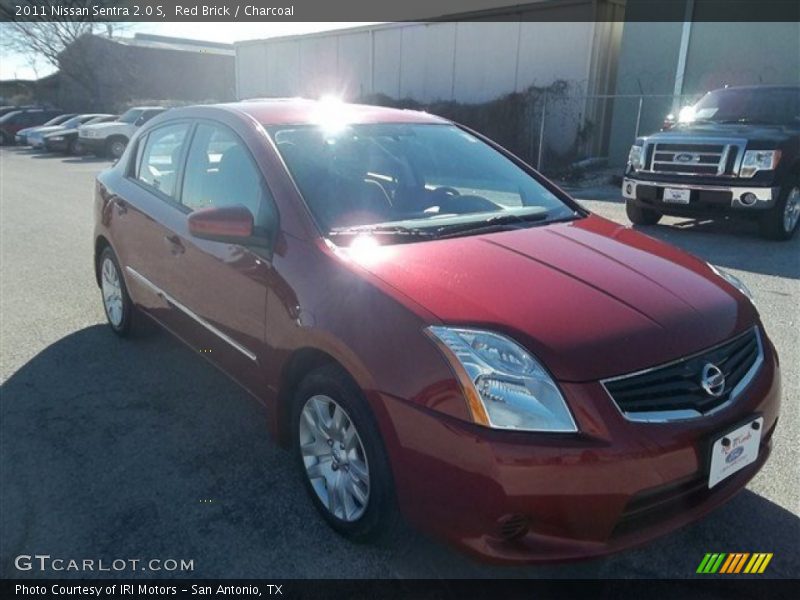 Red Brick / Charcoal 2011 Nissan Sentra 2.0 S