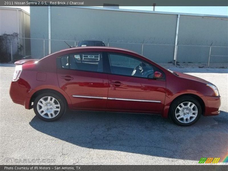 Red Brick / Charcoal 2011 Nissan Sentra 2.0 S