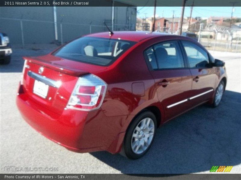 Red Brick / Charcoal 2011 Nissan Sentra 2.0 S