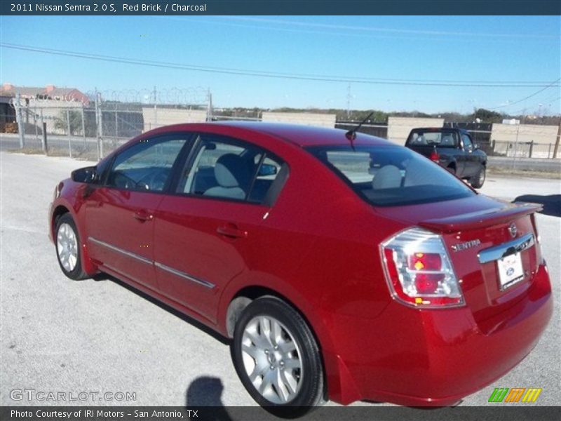 Red Brick / Charcoal 2011 Nissan Sentra 2.0 S