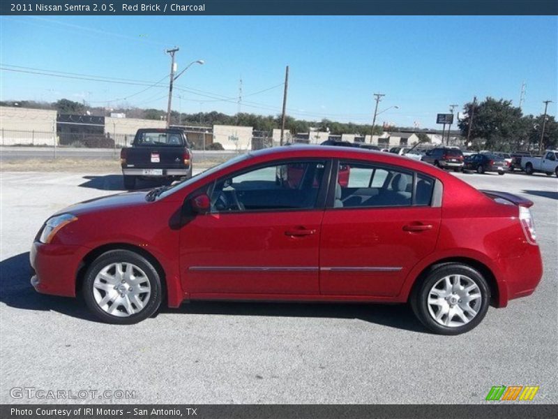 Red Brick / Charcoal 2011 Nissan Sentra 2.0 S