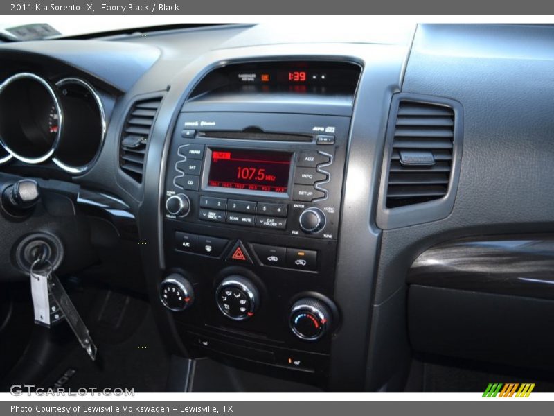 Ebony Black / Black 2011 Kia Sorento LX