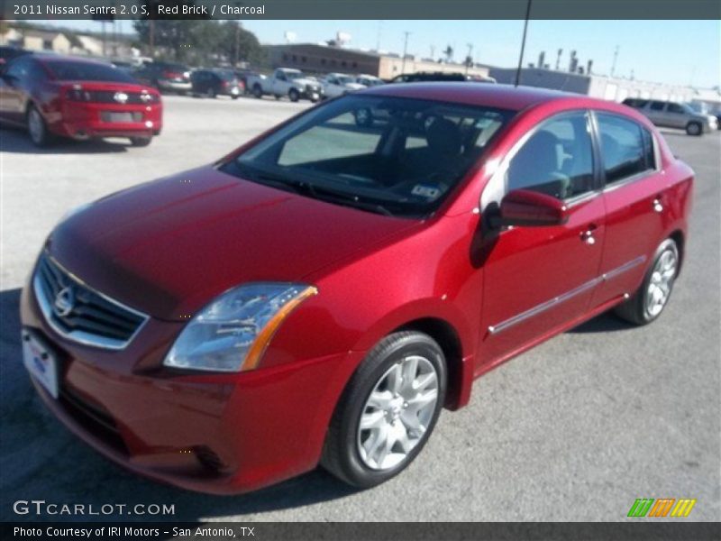 Red Brick / Charcoal 2011 Nissan Sentra 2.0 S