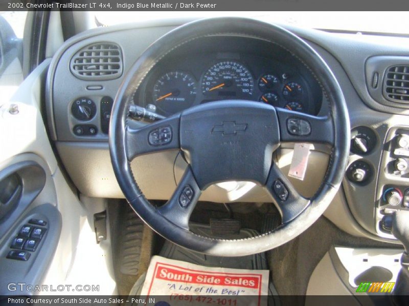 Indigo Blue Metallic / Dark Pewter 2002 Chevrolet TrailBlazer LT 4x4