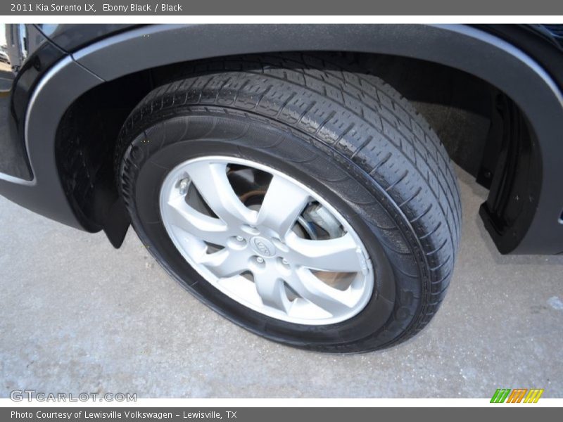 Ebony Black / Black 2011 Kia Sorento LX