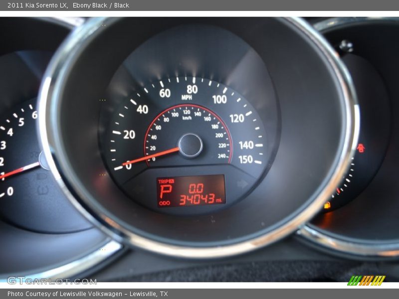 Ebony Black / Black 2011 Kia Sorento LX