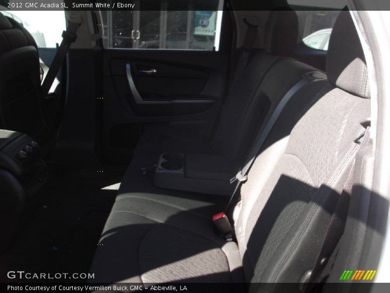 Summit White / Ebony 2012 GMC Acadia SL