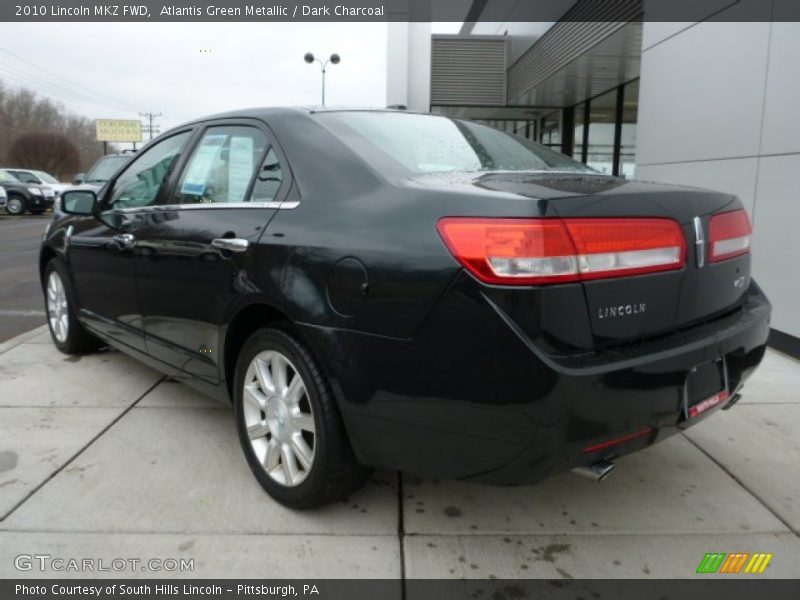 Atlantis Green Metallic / Dark Charcoal 2010 Lincoln MKZ FWD