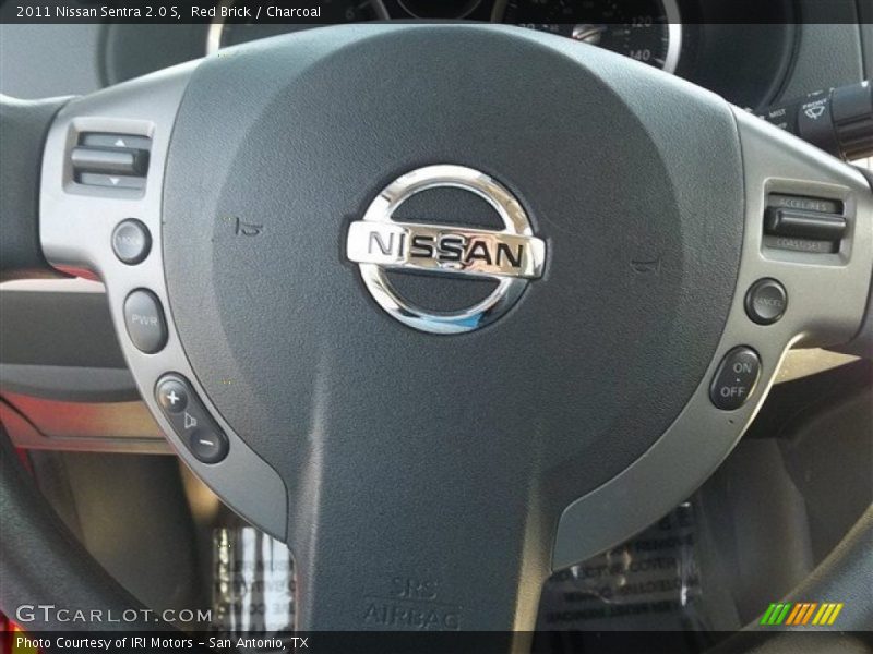 Red Brick / Charcoal 2011 Nissan Sentra 2.0 S