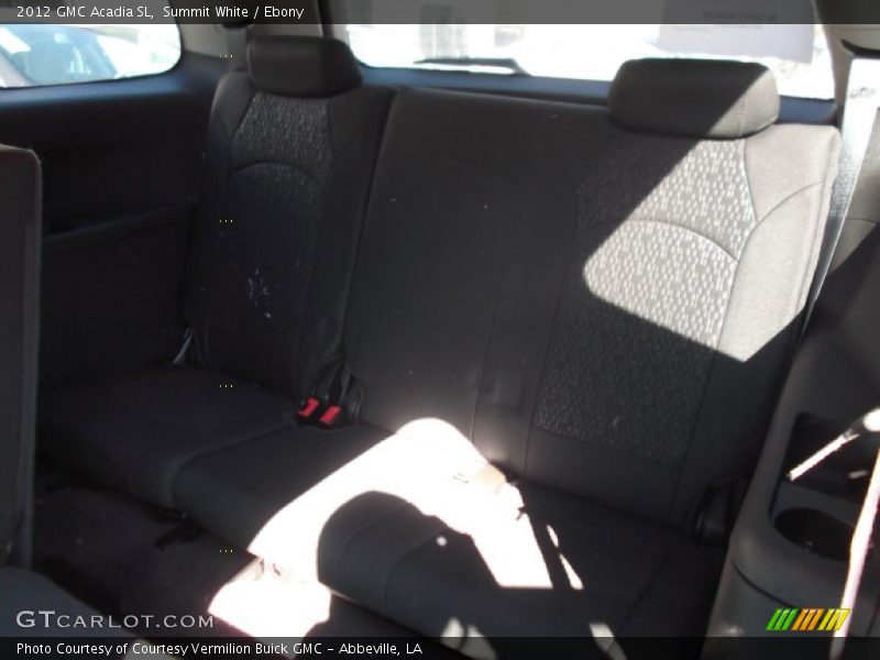 Summit White / Ebony 2012 GMC Acadia SL