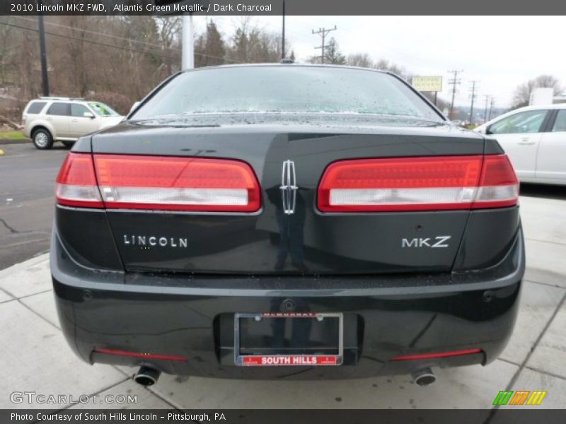 Atlantis Green Metallic / Dark Charcoal 2010 Lincoln MKZ FWD