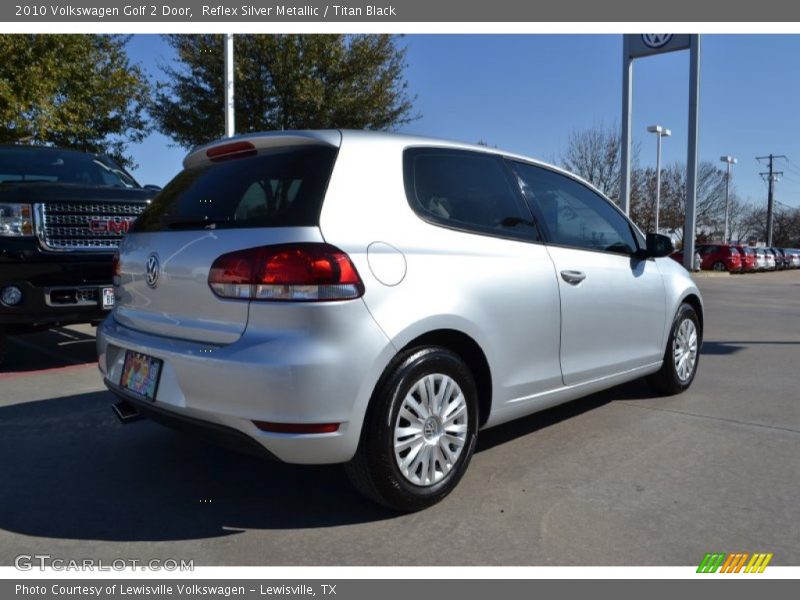 Reflex Silver Metallic / Titan Black 2010 Volkswagen Golf 2 Door