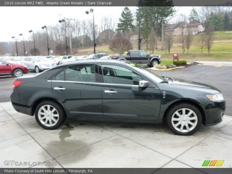 Atlantis Green Metallic / Dark Charcoal 2010 Lincoln MKZ FWD