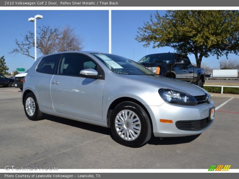 Front 3/4 View of 2010 Golf 2 Door