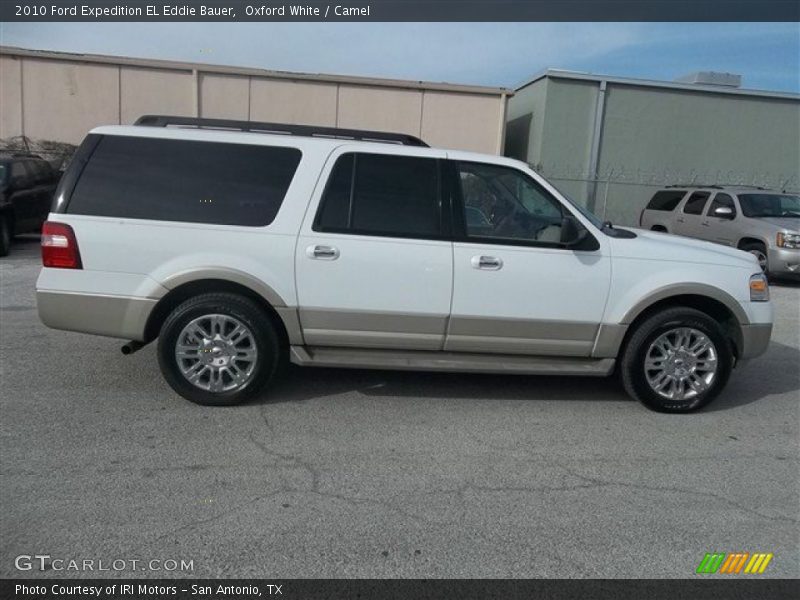 Oxford White / Camel 2010 Ford Expedition EL Eddie Bauer