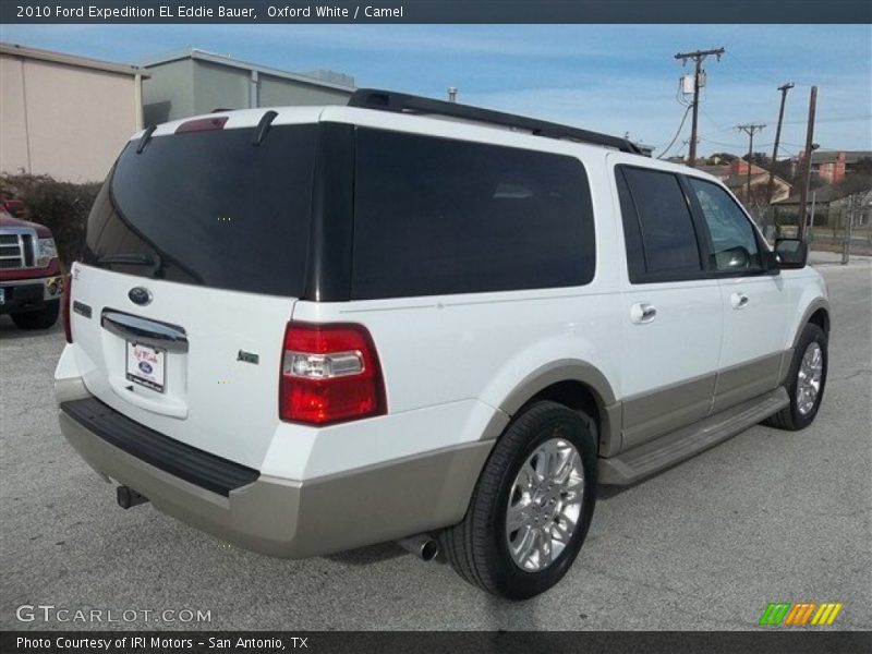 Oxford White / Camel 2010 Ford Expedition EL Eddie Bauer