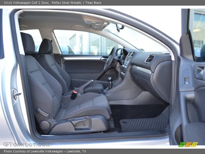  2010 Golf 2 Door Titan Black Interior