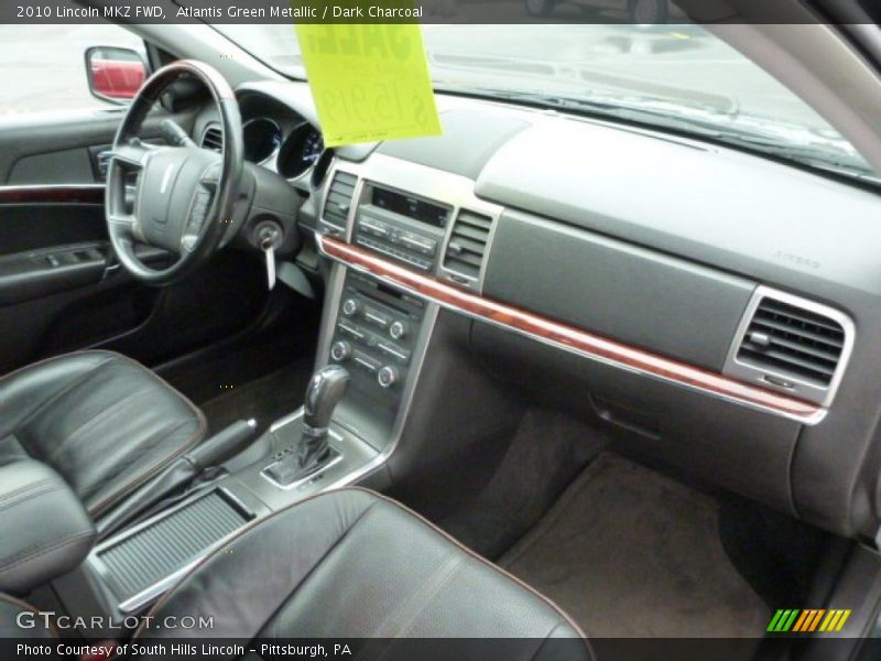 Atlantis Green Metallic / Dark Charcoal 2010 Lincoln MKZ FWD