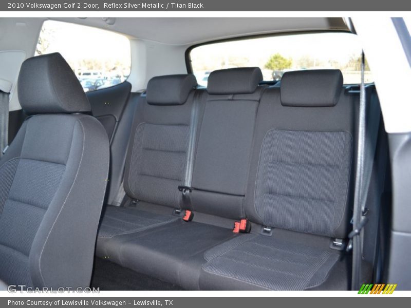 Rear Seat of 2010 Golf 2 Door