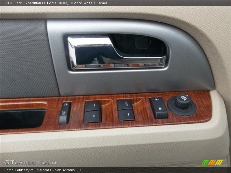 Oxford White / Camel 2010 Ford Expedition EL Eddie Bauer