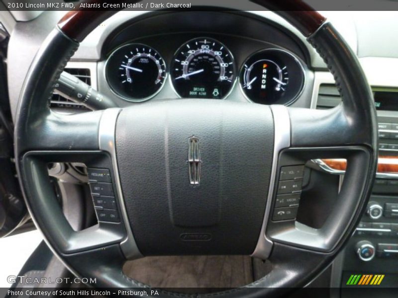 Atlantis Green Metallic / Dark Charcoal 2010 Lincoln MKZ FWD