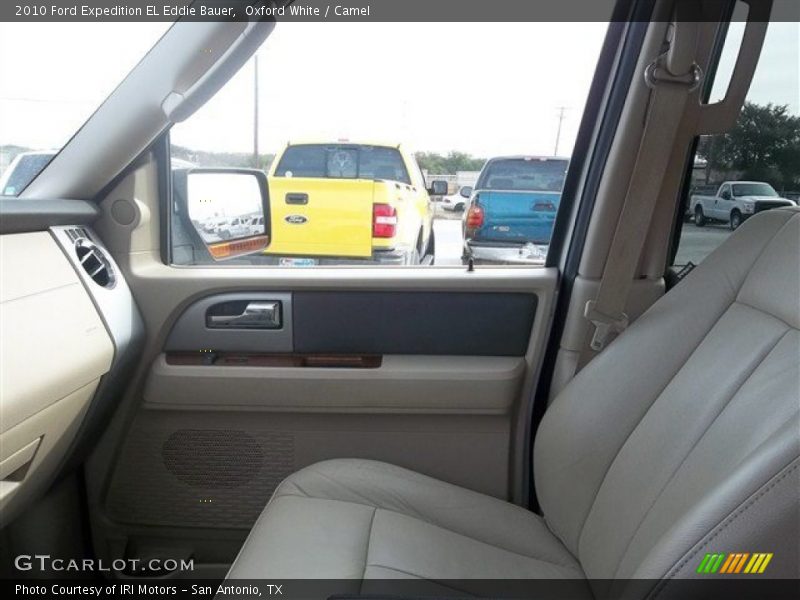 Oxford White / Camel 2010 Ford Expedition EL Eddie Bauer