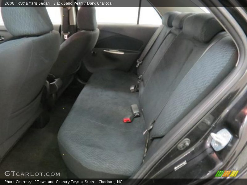 Black Sand Pearl / Dark Charcoal 2008 Toyota Yaris Sedan