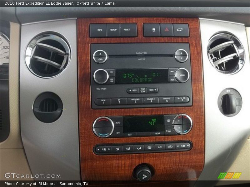 Oxford White / Camel 2010 Ford Expedition EL Eddie Bauer