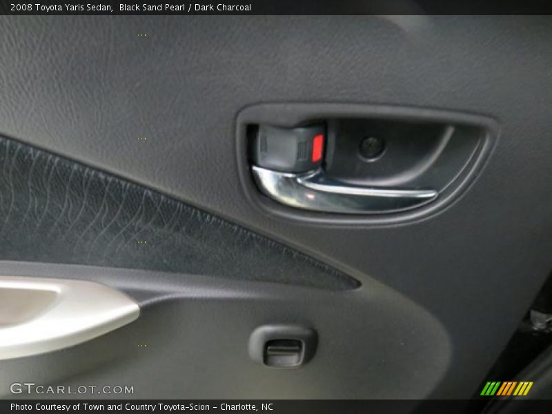 Black Sand Pearl / Dark Charcoal 2008 Toyota Yaris Sedan