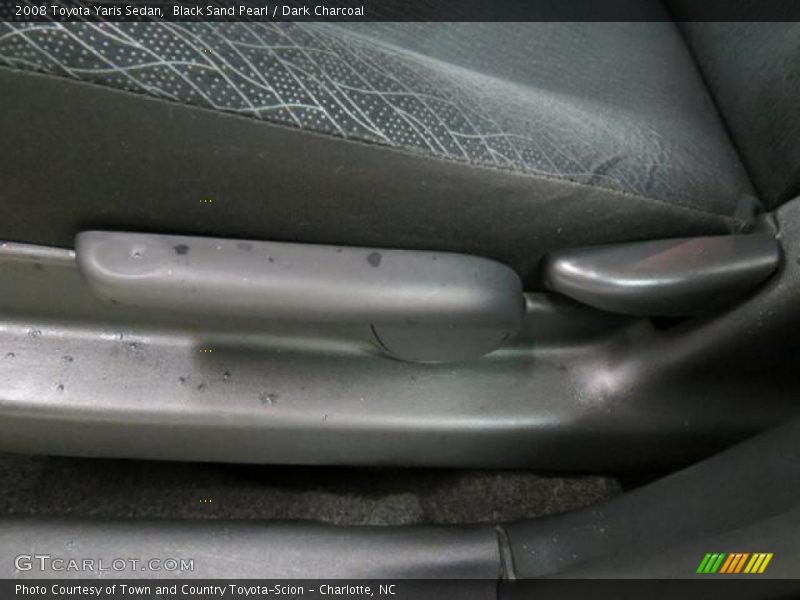 Black Sand Pearl / Dark Charcoal 2008 Toyota Yaris Sedan