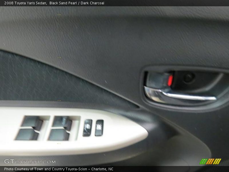 Black Sand Pearl / Dark Charcoal 2008 Toyota Yaris Sedan