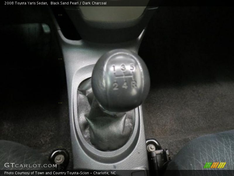 Black Sand Pearl / Dark Charcoal 2008 Toyota Yaris Sedan