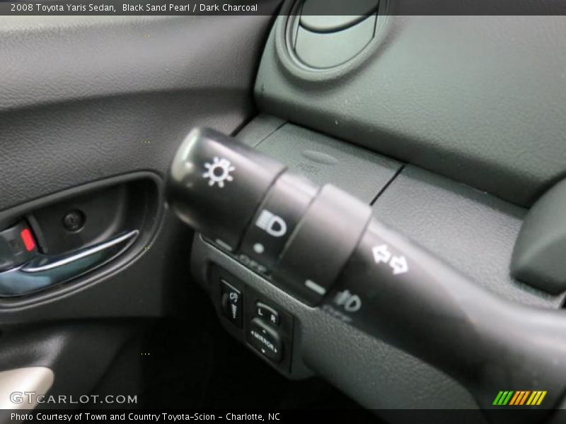 Black Sand Pearl / Dark Charcoal 2008 Toyota Yaris Sedan