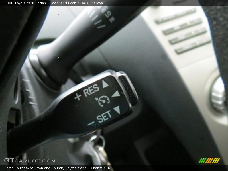 Black Sand Pearl / Dark Charcoal 2008 Toyota Yaris Sedan