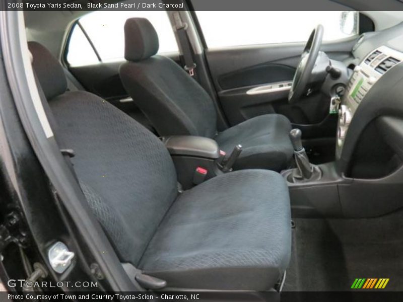 Black Sand Pearl / Dark Charcoal 2008 Toyota Yaris Sedan