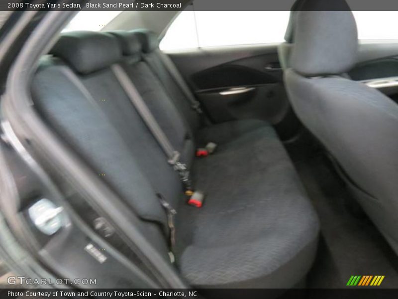 Black Sand Pearl / Dark Charcoal 2008 Toyota Yaris Sedan