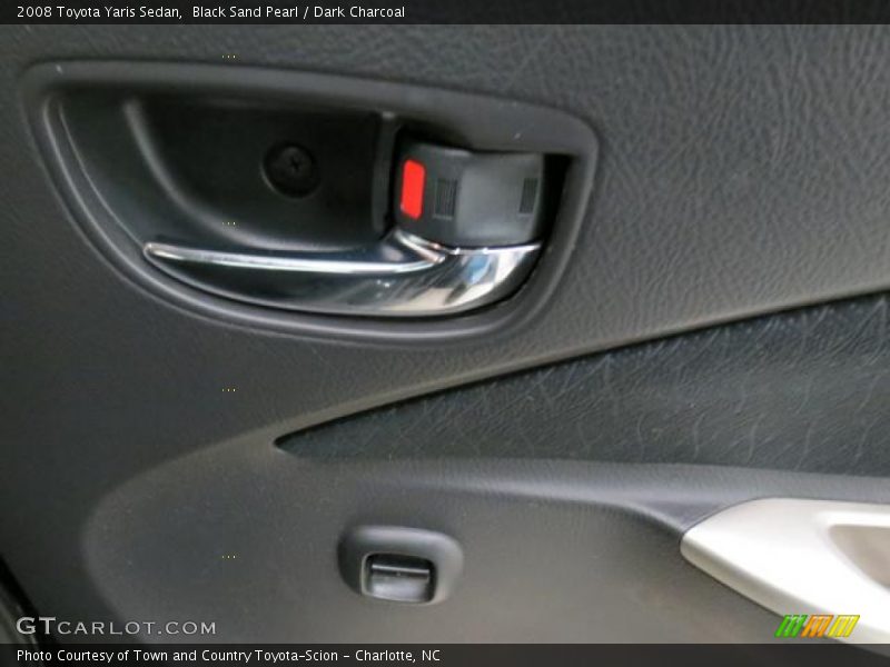 Black Sand Pearl / Dark Charcoal 2008 Toyota Yaris Sedan