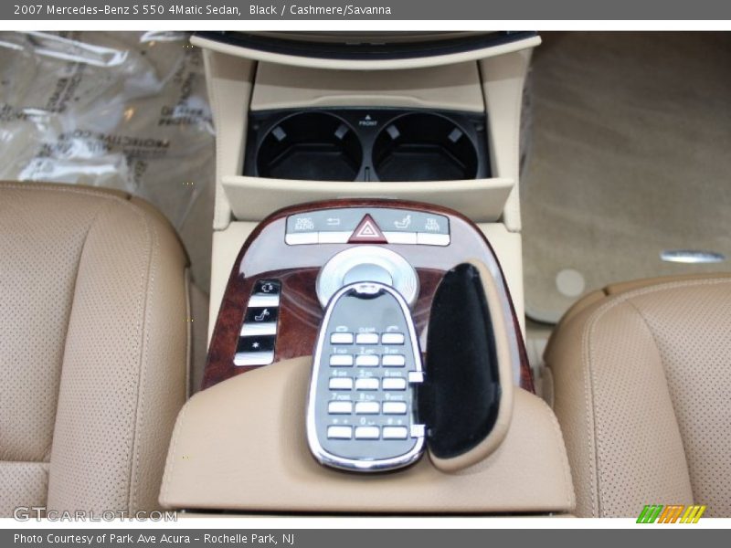 Black / Cashmere/Savanna 2007 Mercedes-Benz S 550 4Matic Sedan