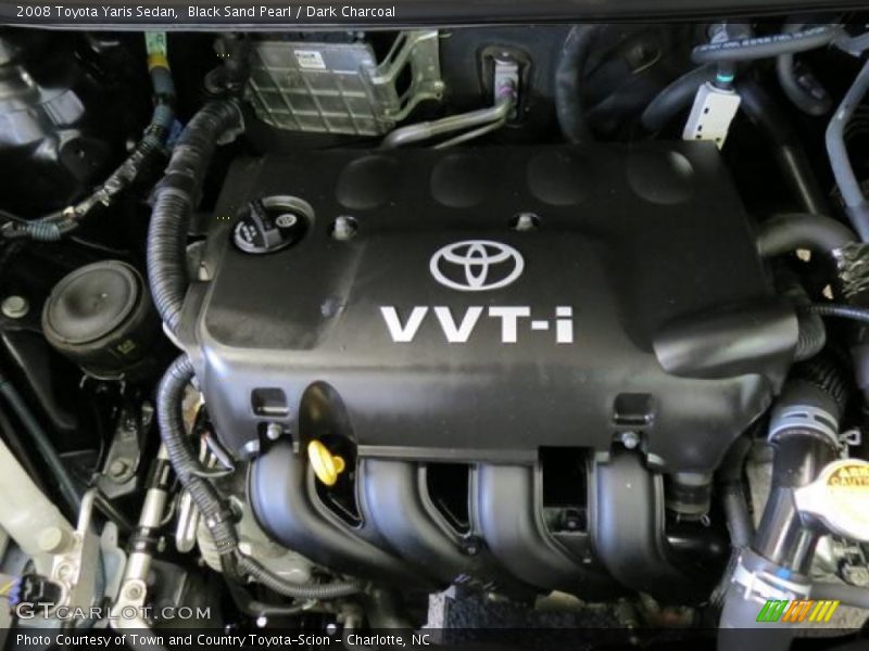 Black Sand Pearl / Dark Charcoal 2008 Toyota Yaris Sedan