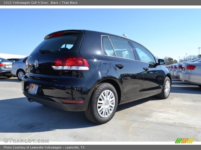 Black / Titan Black 2013 Volkswagen Golf 4 Door
