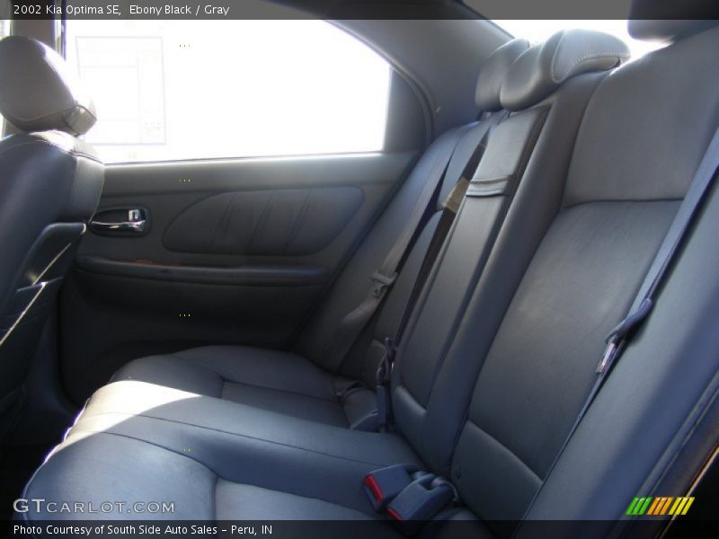 Ebony Black / Gray 2002 Kia Optima SE
