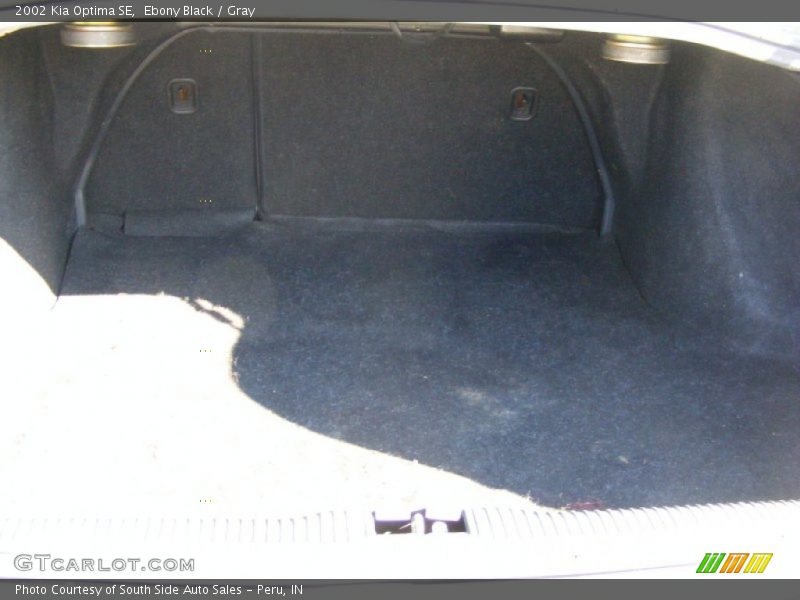Ebony Black / Gray 2002 Kia Optima SE